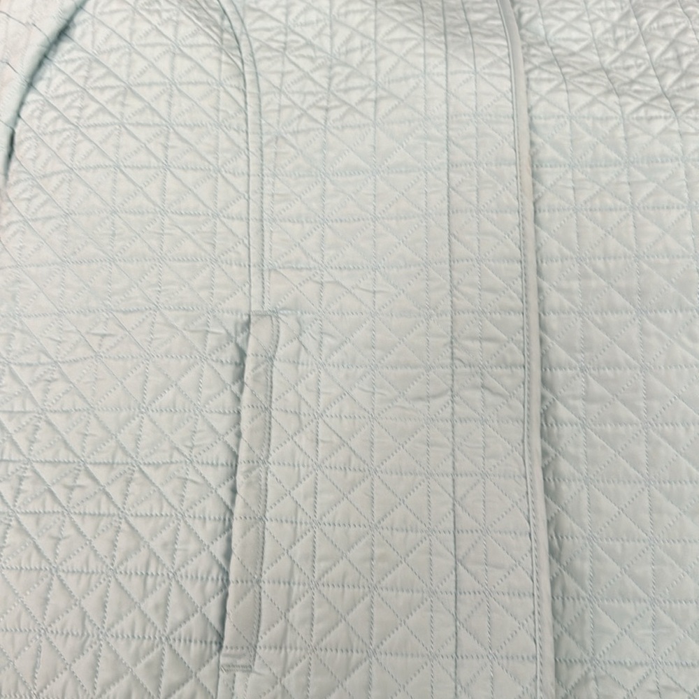 Laura Ashley Blue Quilted Jacket size MP - Picture 8 of 10